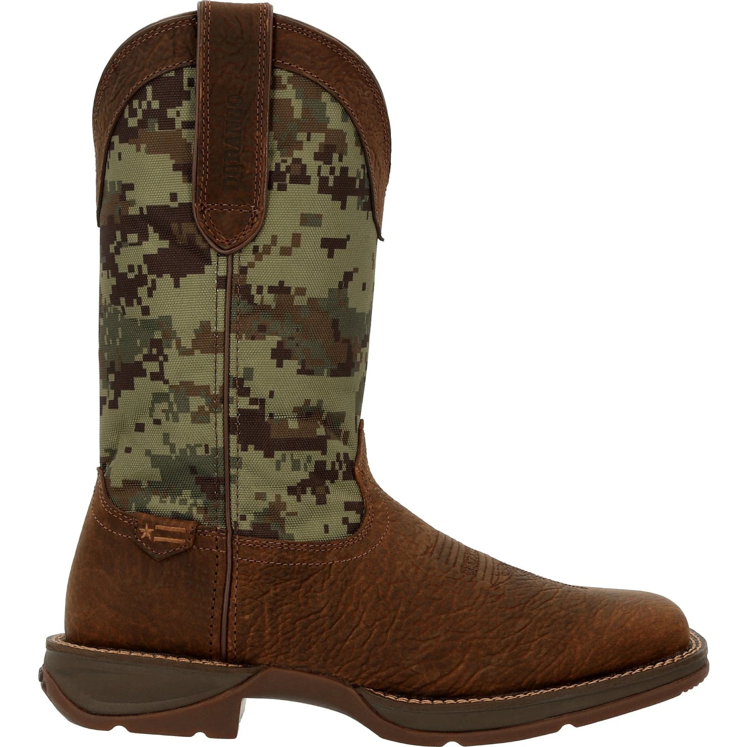 Durango Men's Rebel 12" Sqr Toe Pull-On Western Classic Boot - DDB0329 4 Durango Men's Rebel 12" Sqr Toe Pull-On Western Classic Boot - DDB0329 - Image 2