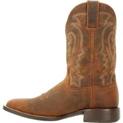 Durango Men's Westward™ 11" Square Toe Pull-On Western Boot - DDB0342 12 Durango Men's Westward™ 11" Square Toe Pull-On Western Boot - DDB0342 -Overlook Boots Online Shop DDB0342 instep profile