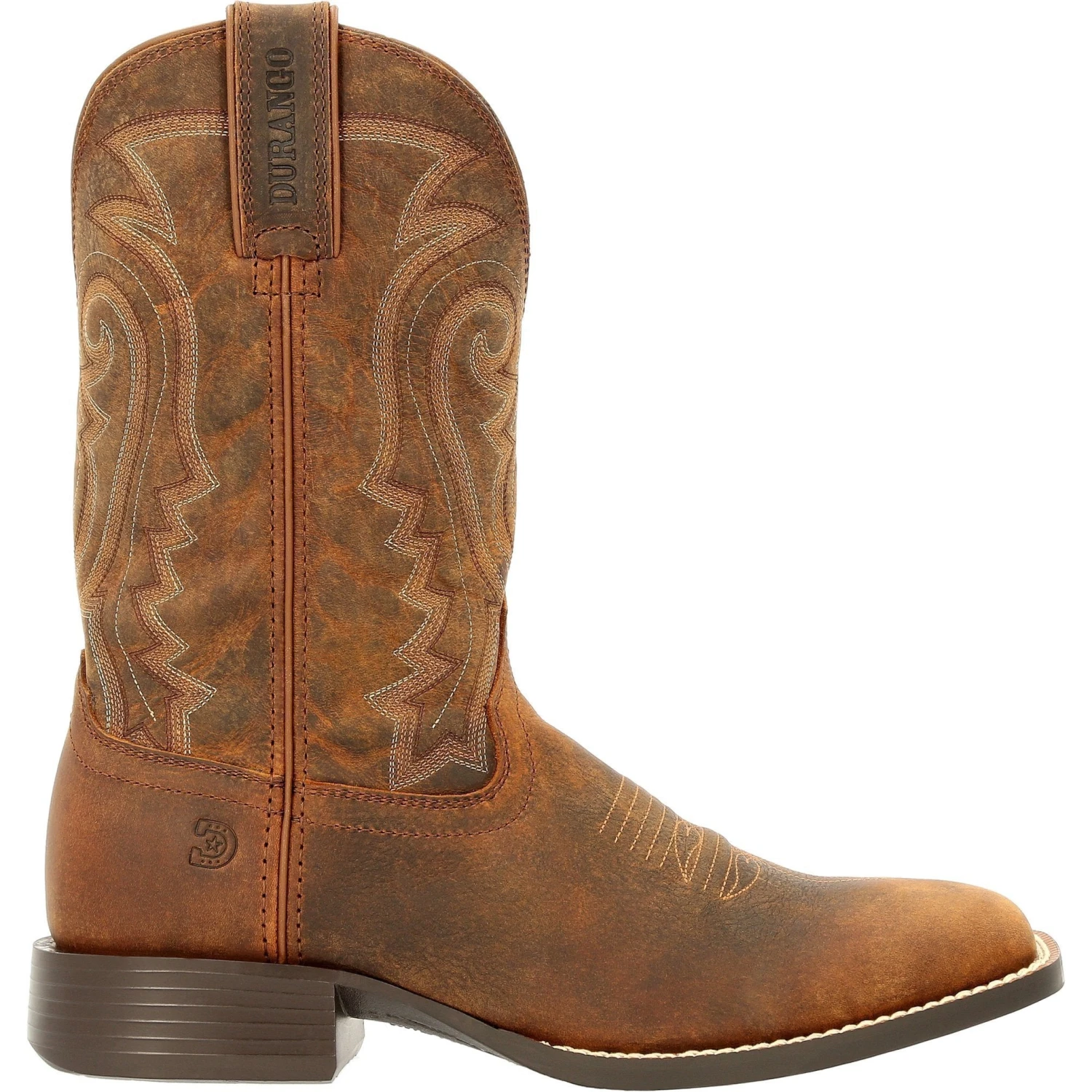 Durango Men's Westward™ 11" Square Toe Pull-On Western Boot - DDB0342 4 Durango Men's Westward™ 11" Square Toe Pull-On Western Boot - DDB0342 - Image 2