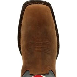 Durango Men's Rebel™ 11" Square Toe Pull-On Western Boot Brown DDB0346 -Overlook Boots Online Shop DDB0346 birdseye