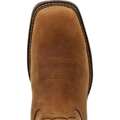 Durango Men's Rebel™ 12" Square Toe WP Western Boot - Russet - DDB0361 -Overlook Boots Online Shop DDB0361 birdseye