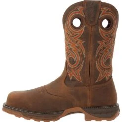 Durango Men's Maverick XP™ 11" Comp Toe WP Western Work Boot - DDB0365 -Overlook Boots Online Shop DDB0365 instep profile