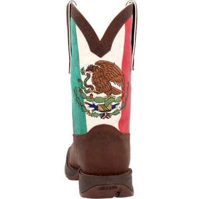 Durango Men's Rebel By Mexico Flag 11" ST Western Boot -Brown- DDB0431 7 Durango Men's Rebel By Mexico Flag 11" ST Western Boot -Brown- DDB0431 - Image 5