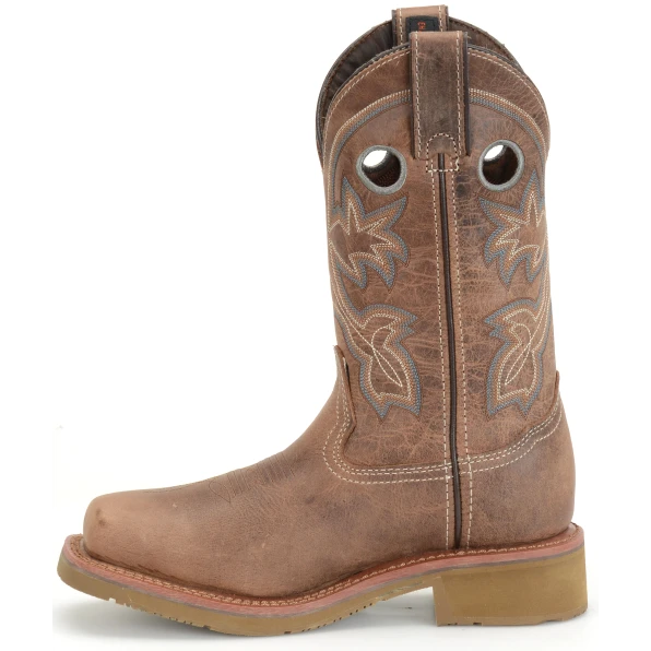 Double H Women's Haddie 11" Comp Toe Western Work Boot- Brown - DH2411 5 Double H Women's Haddie 11" Comp Toe Western Work Boot- Brown - DH2411 - Image 3
