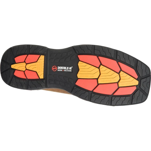 Double H Men's Heisler 5" Square Toe Western Work Boot- Brown - DH5363 8 Double H Men's Heisler 5" Square Toe Western Work Boot- Brown - DH5363 - Image 6