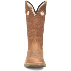 Double H Men's Feudal 12" U Toe Slip Resist Western Work Boot -Brown- DH5421 -Overlook Boots Online Shop DH5421 500xauto Toe