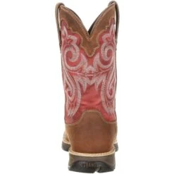 Durango Women's Lady Rebel 10" Comp Toe WP Western Work Boot - DRD0220 -Overlook Boots Online Shop DRD0220 back