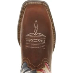 Durango Women's Lady Rebel 10" Steel Toe Patriotic Flag Work Boot -Overlook Boots Online Shop DRD0234 birdseye