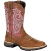 Durango Women's Lady Rebel 10" Sqr Toe Western Boot- Rusty Red- DRD0349 2 Durango Women's Lady Rebel 10" Sqr Toe Western Boot- Rusty Red- DRD0349 -Overlook Boots Online Shop DRD0349