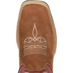 Durango Women's Lady Rebel 10" Sqr Toe Western Boot- Rusty Red- DRD0349 -Overlook Boots Online Shop DRD0349 birdseye