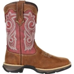 Durango Women's Lady Rebel 10" Sqr Toe Western Boot- Rusty Red- DRD0349 -Overlook Boots Online Shop DRD0349 profile