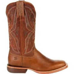 Durango Women's Arena Pro 12" Square Toe Western Boot Chestnut DRD0380 -Overlook Boots Online Shop DRD0380 profile