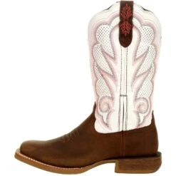 Durango Women's Lady Rebel Pro 12" Square Toe Ventilated Western Boot -Overlook Boots Online Shop DRD0392 instep profile