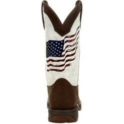 Durango Women's Lady Rebel Distressed Flag 11" Square Toe Western Boot DRD0394 12 Durango Women's Lady Rebel Distressed Flag 11" Square Toe Western Boot DRD0394 -Overlook Boots Online Shop DRD0394 back