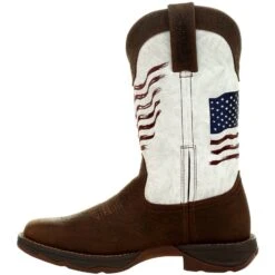 Durango Women's Lady Rebel Distressed Flag 11" Square Toe Western Boot DRD0394 11 Durango Women's Lady Rebel Distressed Flag 11" Square Toe Western Boot DRD0394 -Overlook Boots Online Shop DRD0394 instep profile