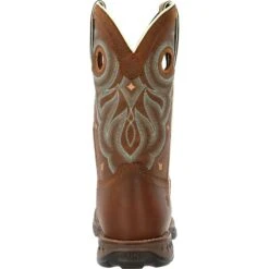 Durango Women's Maverick 10" Soft Toe WP Western Work Boot - DRD0417 -Overlook Boots Online Shop DRD0417 back