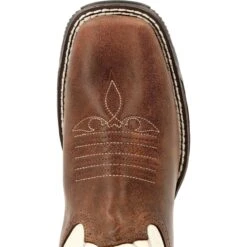 Durango Women's Maverick 10" Steel Toe WP Western Work Boot - DRD0418 -Overlook Boots Online Shop DRD0418 birdseye