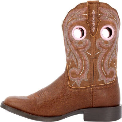 Durango Women's Westward 10" Square Toe Western Work Boot -Brown- DRD0445 5 Durango Women's Westward 10" Square Toe Western Work Boot -Brown- DRD0445 - Image 3