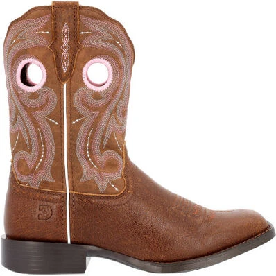 Durango Women's Westward 10" Square Toe Western Work Boot -Brown- DRD0445 4 Durango Women's Westward 10" Square Toe Western Work Boot -Brown- DRD0445 - Image 2
