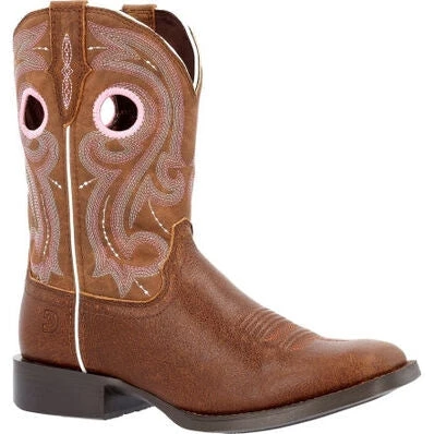Durango Women's Westward 10" Square Toe Western Work Boot -Brown- DRD0445 3 Durango Women's Westward 10" Square Toe Western Work Boot -Brown- DRD0445