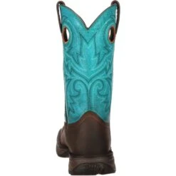 Durango Women's Lady Rebel 10" Steel Toe Western Boot- Brown - DWRD022 12 Durango Women's Lady Rebel 10" Steel Toe Western Boot- Brown - DWRD022 -Overlook Boots Online Shop DWRD022 back