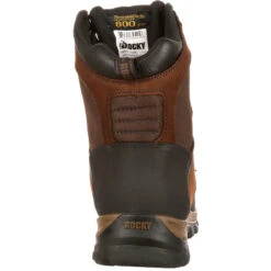 Rocky Men's Core 8" WP 800G Ins Outdoor Boot - Brown - FQ0004753 -Overlook Boots Online Shop FQ0004753 back
