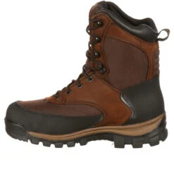 Rocky Men's Core 8" WP 800G Ins Outdoor Boot - Brown - FQ0004753 -Overlook Boots Online Shop FQ0004753 instep profile