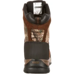 Rocky Men's Core 8" WP 400G Ins Outdoor Hunt Boot - Brown - FQ0004754 -Overlook Boots Online Shop FQ0004754 back