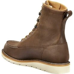 Carhartt Men's 8" WP Non Safety Toe Wedge Boot - Dark Brown - FW8095-M -Overlook Boots Online Shop FW8095 M3