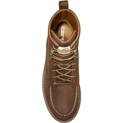 Carhartt Men's 8" WP Non Safety Toe Wedge Boot - Dark Brown - FW8095-M -Overlook Boots Online Shop FW8095 M8
