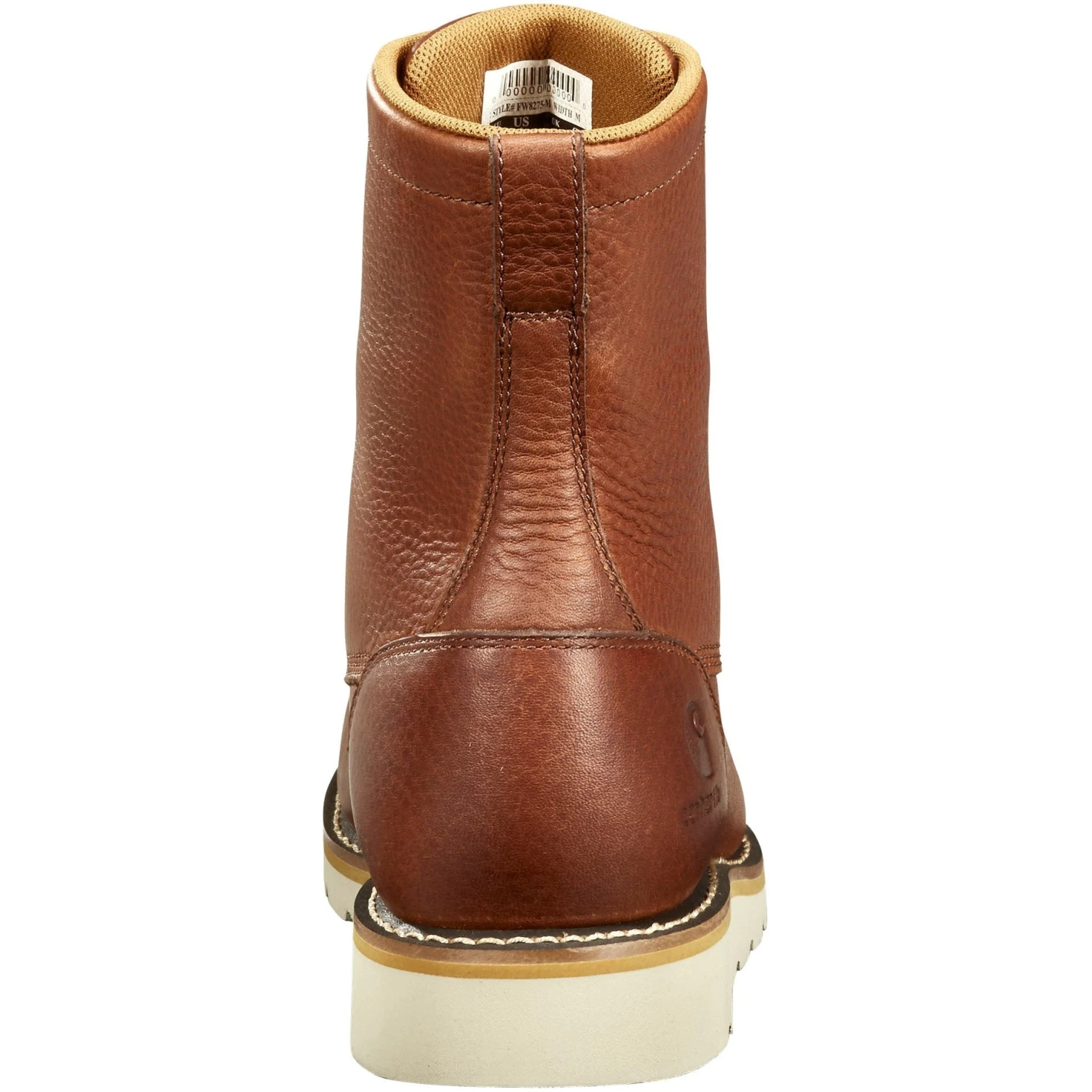 Carhartt Men's 8" Waterproof Steel Toe Wedge Boot - Redwood - FW8275-M 6 Carhartt Men's 8" Waterproof Steel Toe Wedge Boot - Redwood - FW8275-M - Image 4