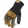 Ironclad Racnhworx Genuine Leather Work Gloves - Brown - RWG2