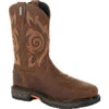 Georgia Men's Carbo-Tec LT 11" Stl Toe WP Western Boot -Brown- GB00264 -Overlook Boots Online Shop GB00264 1