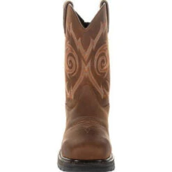 Georgia Men's Carbo-Tec LT 11" Stl Toe WP Western Boot -Brown- GB00264 -Overlook Boots Online Shop GB00264 4