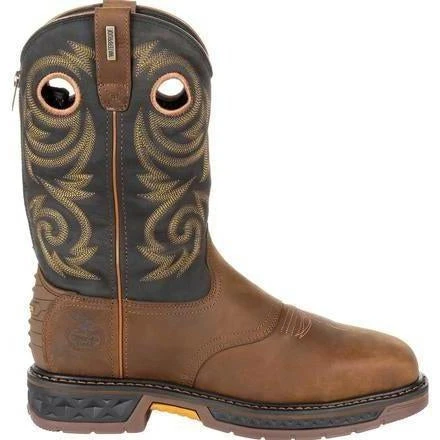 Georgia Men's Carbo-Tec LT 11" Stl Toe WP Western Boot -Brown- GB00267 4 Georgia Men's Carbo-Tec LT 11" Stl Toe WP Western Boot -Brown- GB00267 - Image 2