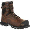 Georgia Men's Rumbler 8" Comp Toe WP Work Boot - Brown - GB00285 -Overlook Boots Online Shop GB00285 1