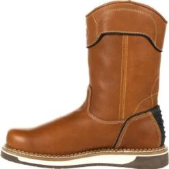 Georgia Men's AMP LT Wedge Pull-On Soft Toe Work Boot - Brown - GB00349 12 Georgia Men's AMP LT Wedge Pull-On Soft Toe Work Boot - Brown - GB00349 -Overlook Boots Online Shop GB00349 6