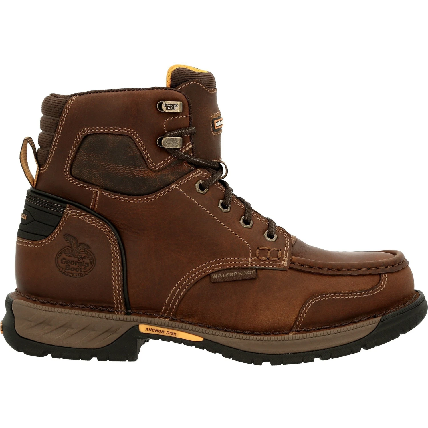 Georgia Men's Athens 360 5" Soft Toe WP Work Boot - Brown - GB00439 4 Georgia Men's Athens 360 5" Soft Toe WP Work Boot - Brown - GB00439 - Image 2