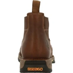 Georgia Men's Athens 360 5" Steel Toe WP Work Boot - Brown - GB00440 -Overlook Boots Online Shop GB00440 back