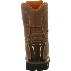 Georgia Men's AMP LT Low Heel Logger 9" Comp Toe WP Work Boot- GB00473 11 Georgia Men's AMP LT Low Heel Logger 9" Comp Toe WP Work Boot- GB00473 -Overlook Boots Online Shop GB00473 back