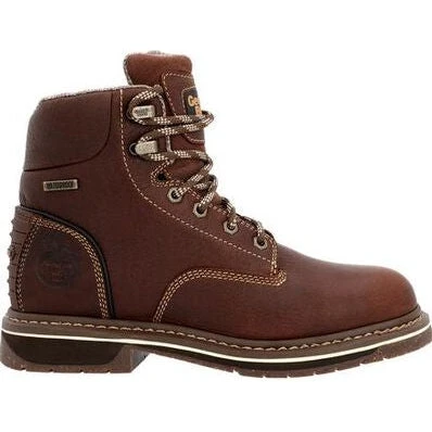 Georgia Women's Amp Lt Edge 6" WP Alloy Toe Work Boot -Brown- GB00515 4 Georgia Women's Amp Lt Edge 6" WP Alloy Toe Work Boot -Brown- GB00515 - Image 2