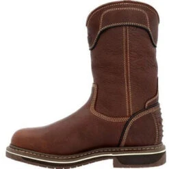 Georgia Women's Amp Lt Edge 10" WP Pull On Work Boot -Brown- GB00516 -Overlook Boots Online Shop GB00516 5 LARGE 3de12eeb fd20 4f7c 900c 0bb0df5e0e20
