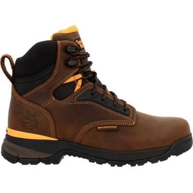 Georgia Men's TBD 6" Alloy Toe WP Slip Resist Work Boot -Brown- GB00597 4 Georgia Men's TBD 6" Alloy Toe WP Slip Resist Work Boot -Brown- GB00597 - Image 2