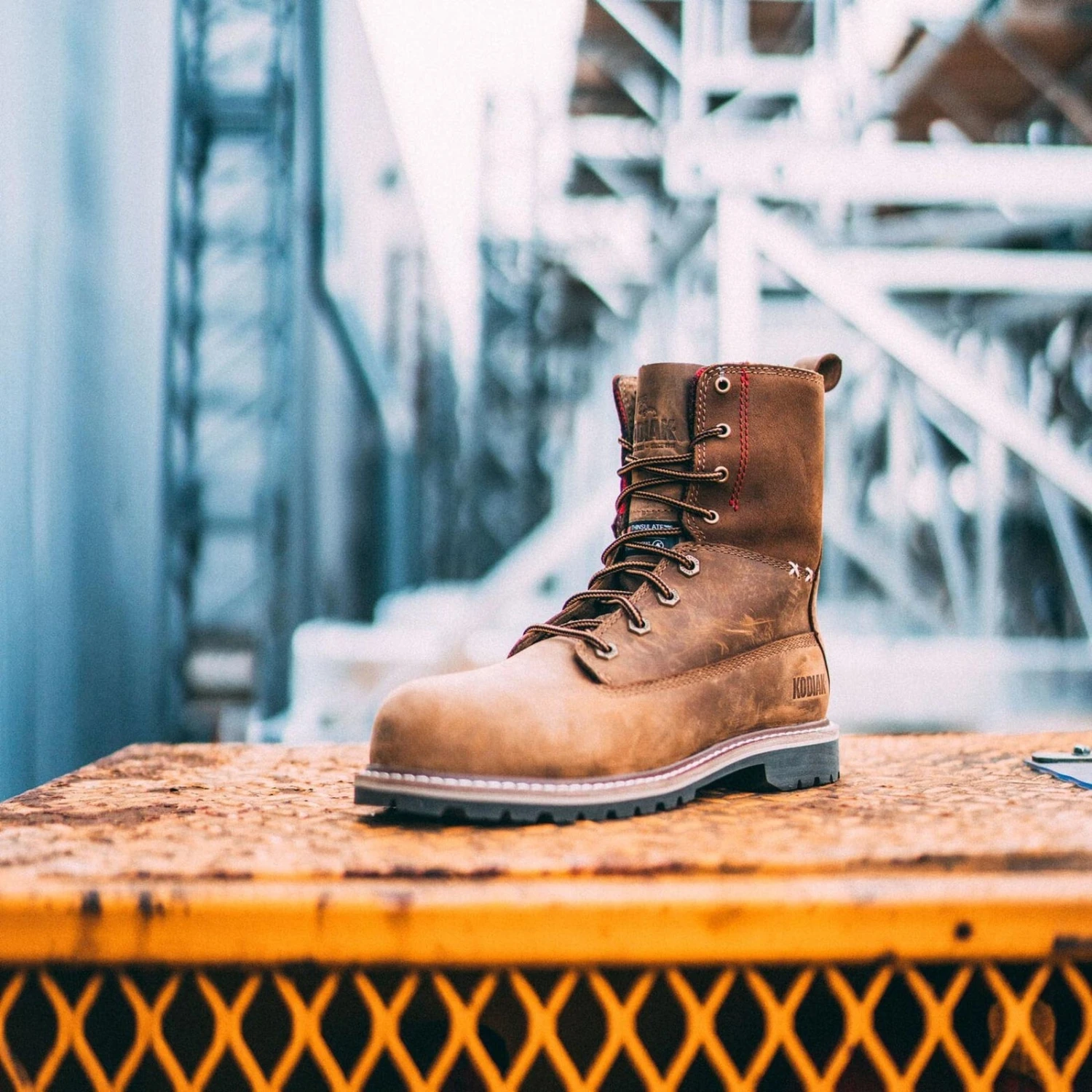 Kodiak Women's Bralorne 8" CT Waterproof 200G Work Boot -Brown- 4NM1BN 11 Kodiak Women's Bralorne 8" CT Waterproof 200G Work Boot -Brown- 4NM1BN - Image 9