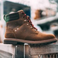 Kodiak Women's Bralorne 6" WP Slip Resist Safety Work Boot -Brown- 4TDSBN -Overlook Boots Online Shop LS KD 4TDSBN 1