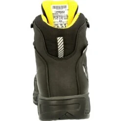 Michelin Men's HydroEdge 6" Alloy Toe WP Metguard Work Boot- Black- MIC0005 -Overlook Boots Online Shop MIC0005 back