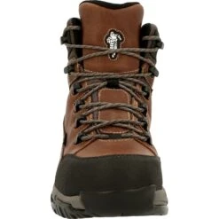 Michelin Men's HydroEdge 6" Alloy Toe WP PR Work Boot - Brown- MIC0006 13 Michelin Men's HydroEdge 6" Alloy Toe WP PR Work Boot - Brown- MIC0006 -Overlook Boots Online Shop MIC0006 front