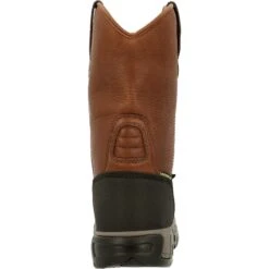 Michelin Men's HydroEdge 11" Alloy Toe WP Metguard Work Boot- Black- MIC0007 11 Michelin Men's HydroEdge 11" Alloy Toe WP Metguard Work Boot- Black- MIC0007 -Overlook Boots Online Shop MIC0007 back