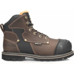 Matterhorn Men's Ibeam 6" WP Comp Toe Metguard Work Boot -Brown- MT2546