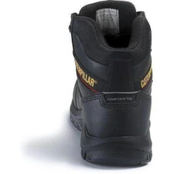 CAT Men's Resorption WP Comp Toe Work Boot - Black - P90976 -Overlook Boots Online Shop P90976 4